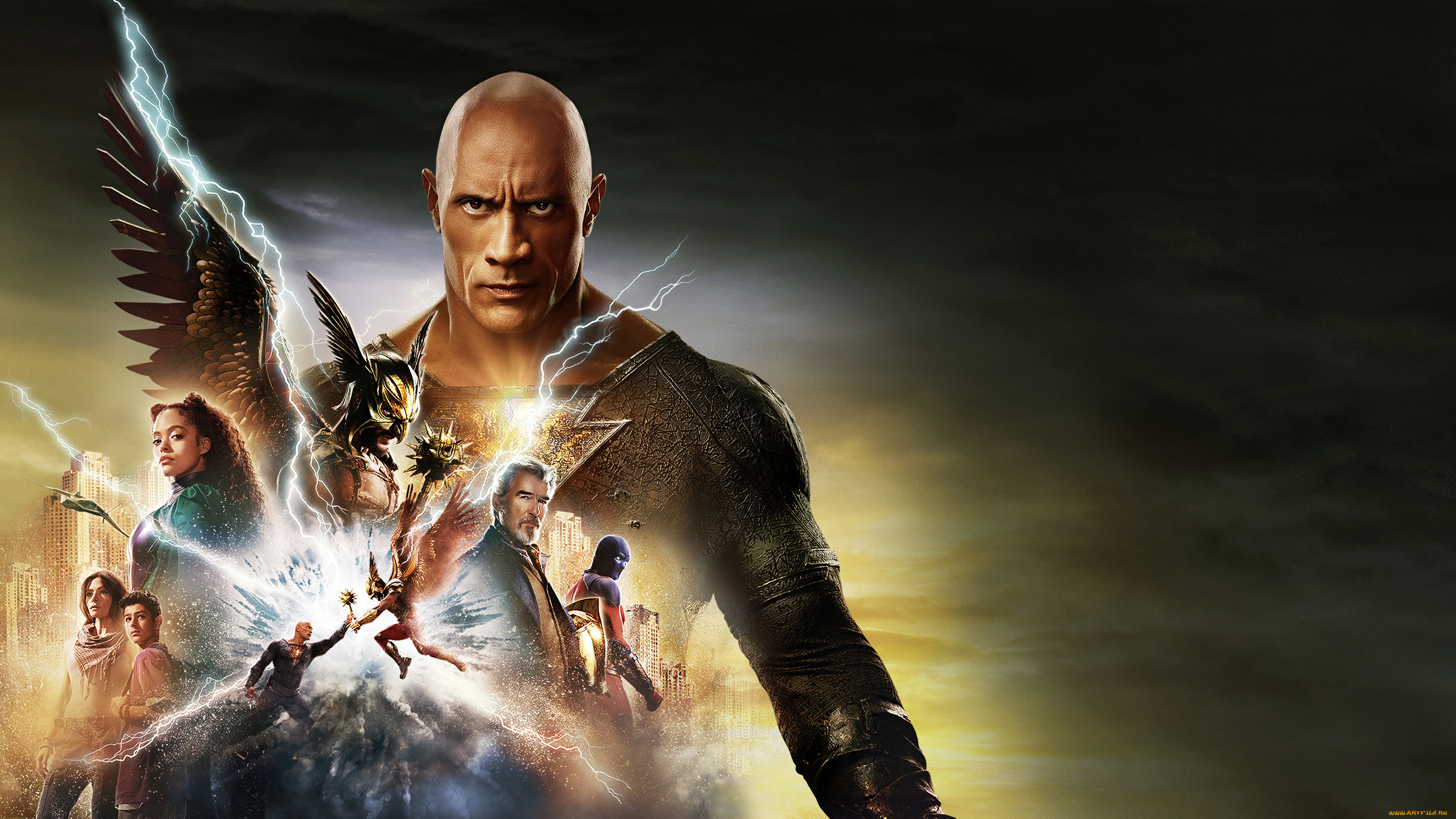 black adam || 2022,  , black adam, , , , , , , , dwayne, johnson, , , pierce, brosnan, , , djimon, hounsou